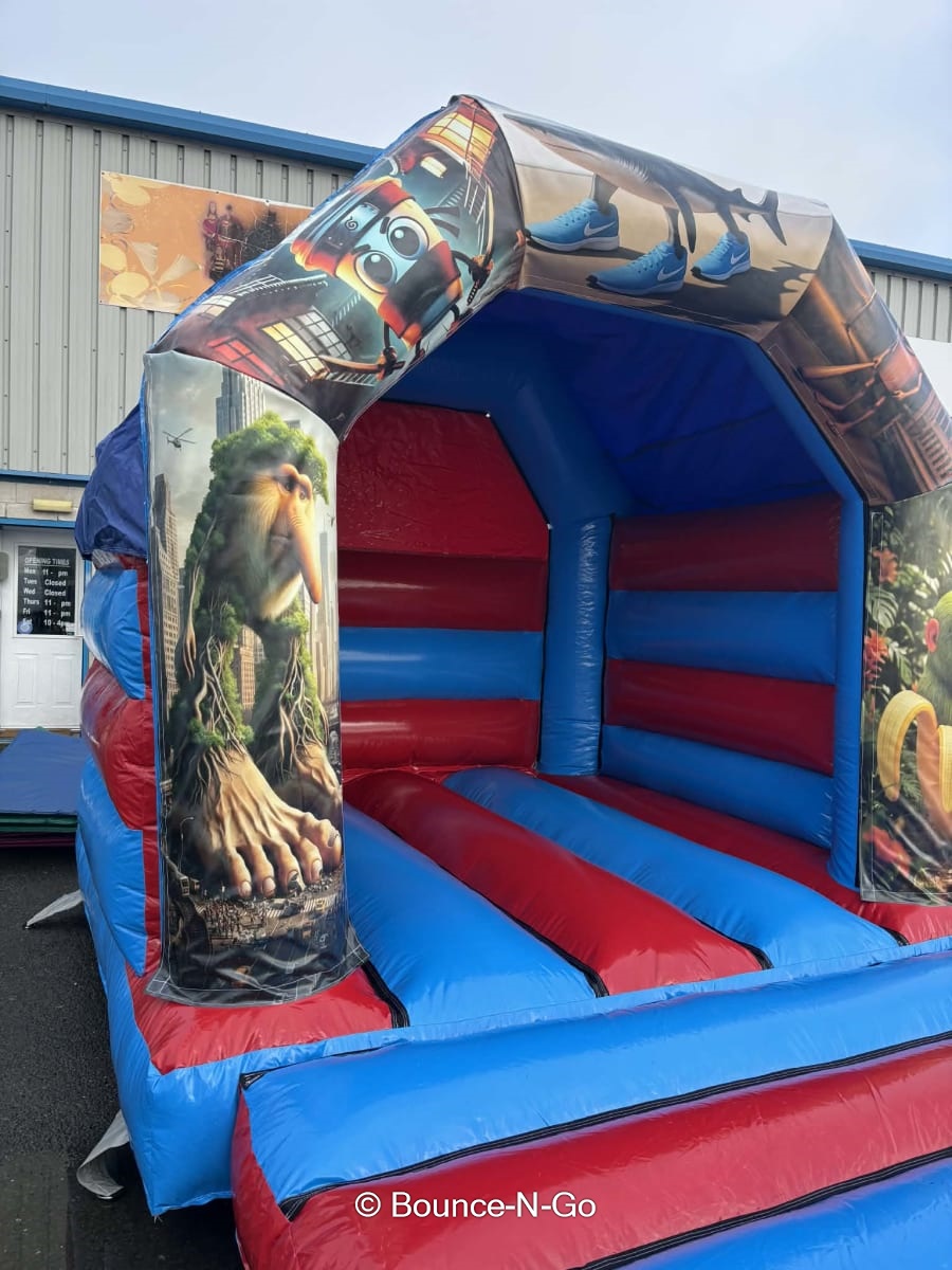Italian Brainrot Bouncy Castle - Bouncy Castle Hire Wigan | Rodeo Bull ...