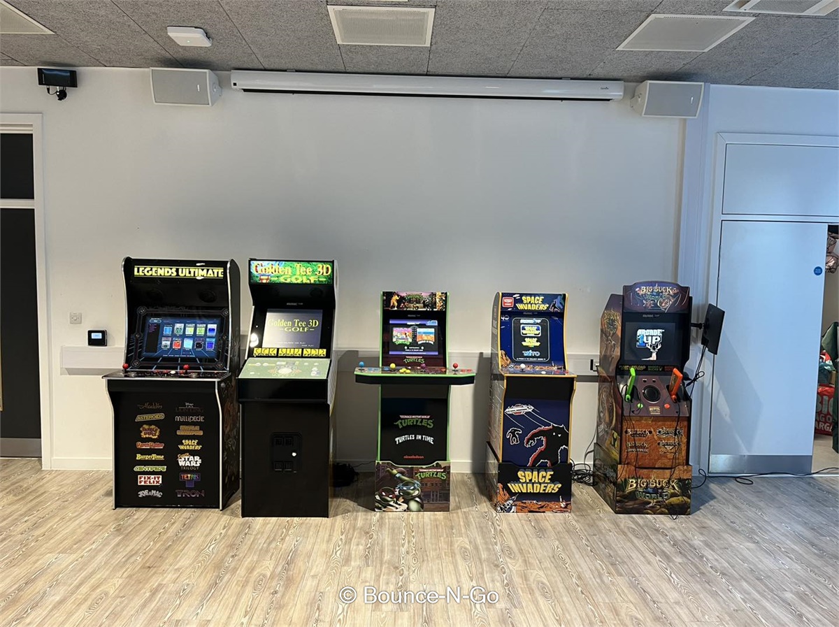 XL Retro Arcade Game Package Best Bouncy Castle Hire Wigan Rodeo